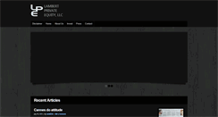 Desktop Screenshot of lambertfunds.com
